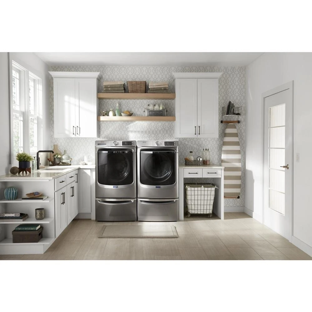 Smart Front Load Electric Dryer with Extra Power and Advanced Moisture Sensing Plus - 7.3 cu. ft. view 42
