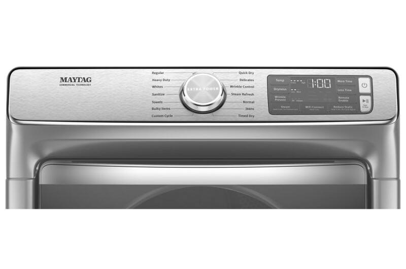 Smart Front Load Electric Dryer with Extra Power and Advanced Moisture Sensing Plus - 7.3 cu. ft. MED8630HC