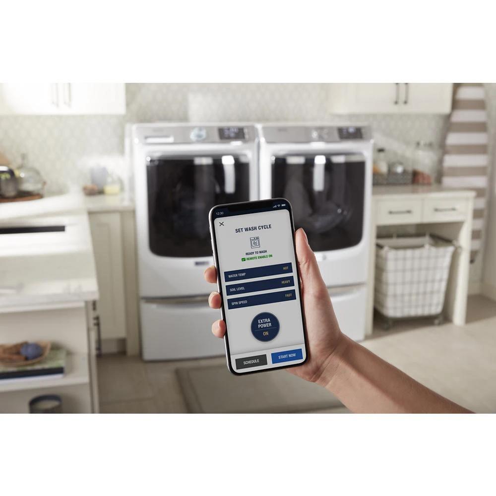 Smart Front Load Electric Dryer with Extra Power and Advanced Moisture Sensing Plus - 7.3 cu. ft. view 39