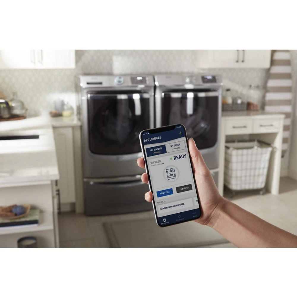 Smart Front Load Electric Dryer with Extra Power and Advanced Moisture Sensing Plus - 7.3 cu. ft. view 29