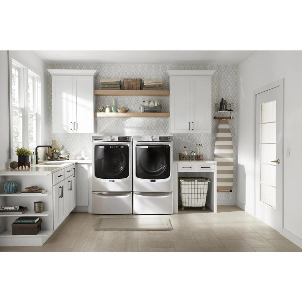 Smart Front Load Electric Dryer with Extra Power and Advanced Moisture Sensing Plus - 7.3 cu. ft. view 8