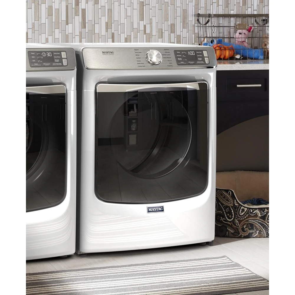 Smart Front Load Electric Dryer with Extra Power and Advanced Moisture Sensing Plus - 7.3 cu. ft. view 19