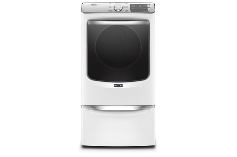 Smart Front Load Electric Dryer with Extra Power and Advanced Moisture Sensing Plus - 7.3 cu. ft. MED8630HW