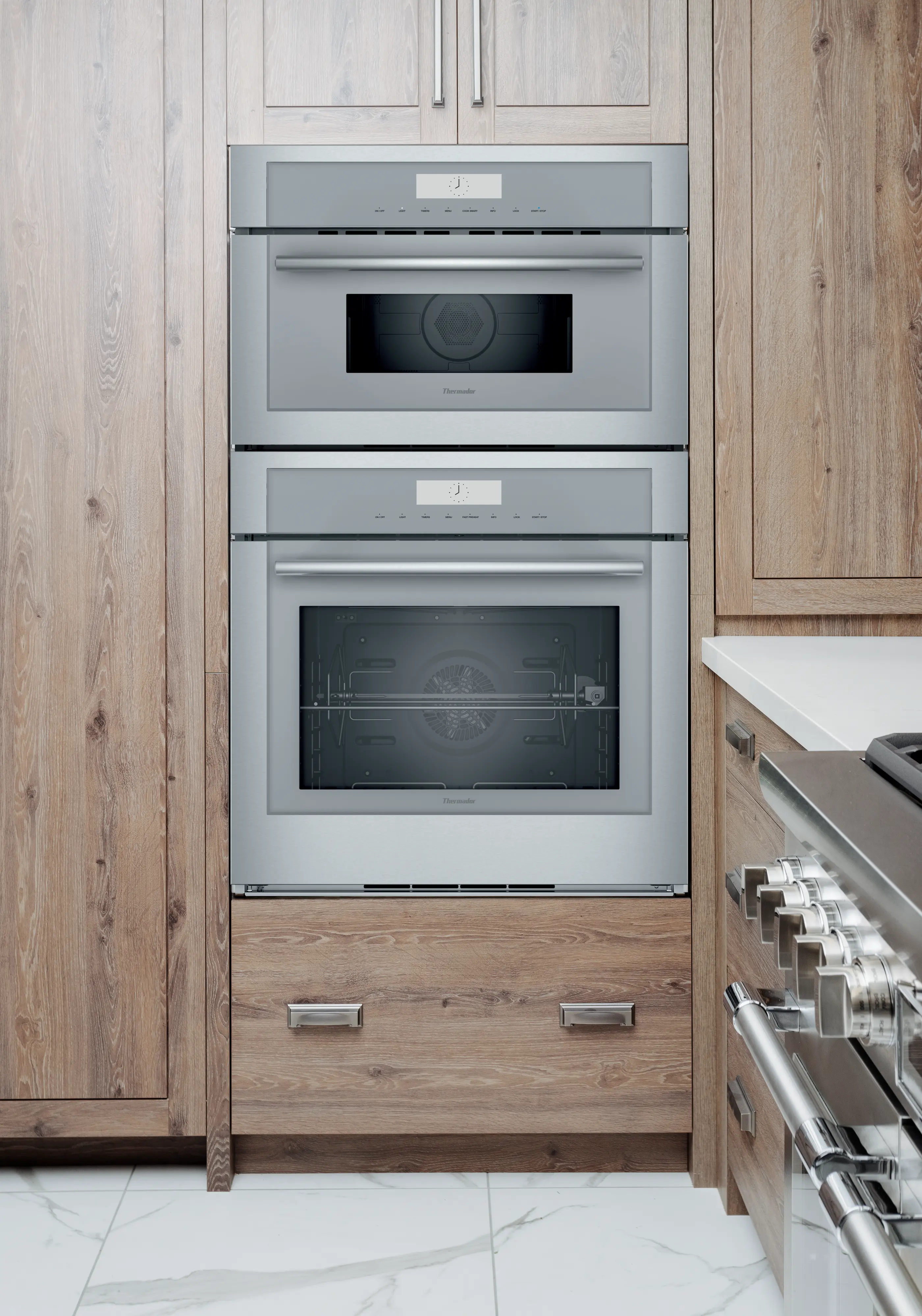Masterpiece® Double Combination Built-in Oven With Speed Oven 30'' MEDMC301WS