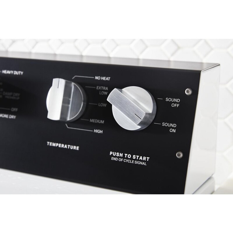 Commercial-Grade Residential Electric Dryer - 7.4 cu. ft MEDP586KW