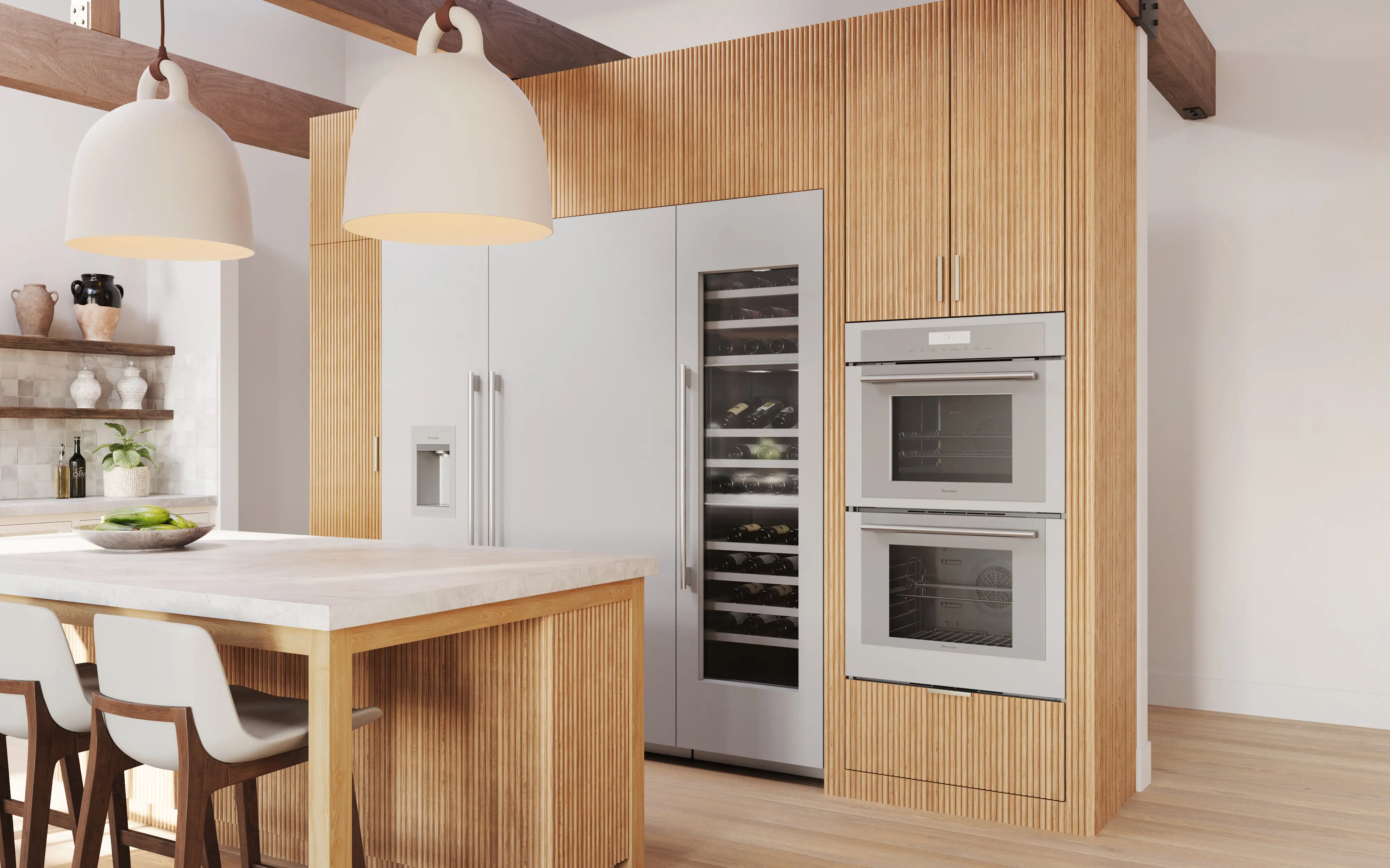Masterpiece® Double Steam Wall Oven 30'' MEDS302BS