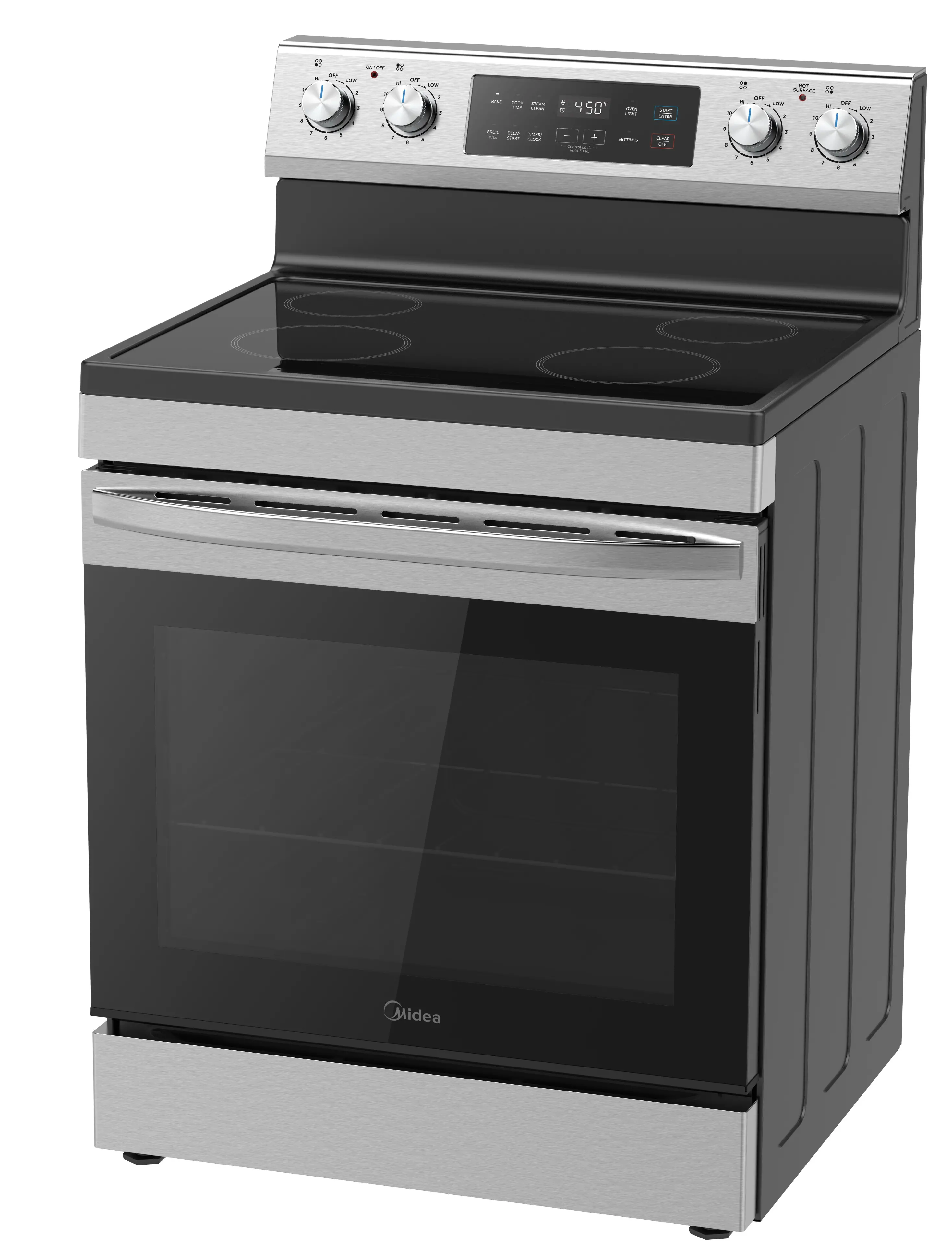 6.3 cu. ft. 4-Element Freestanding Electric Range with Steam Cleaning MER30S2AST