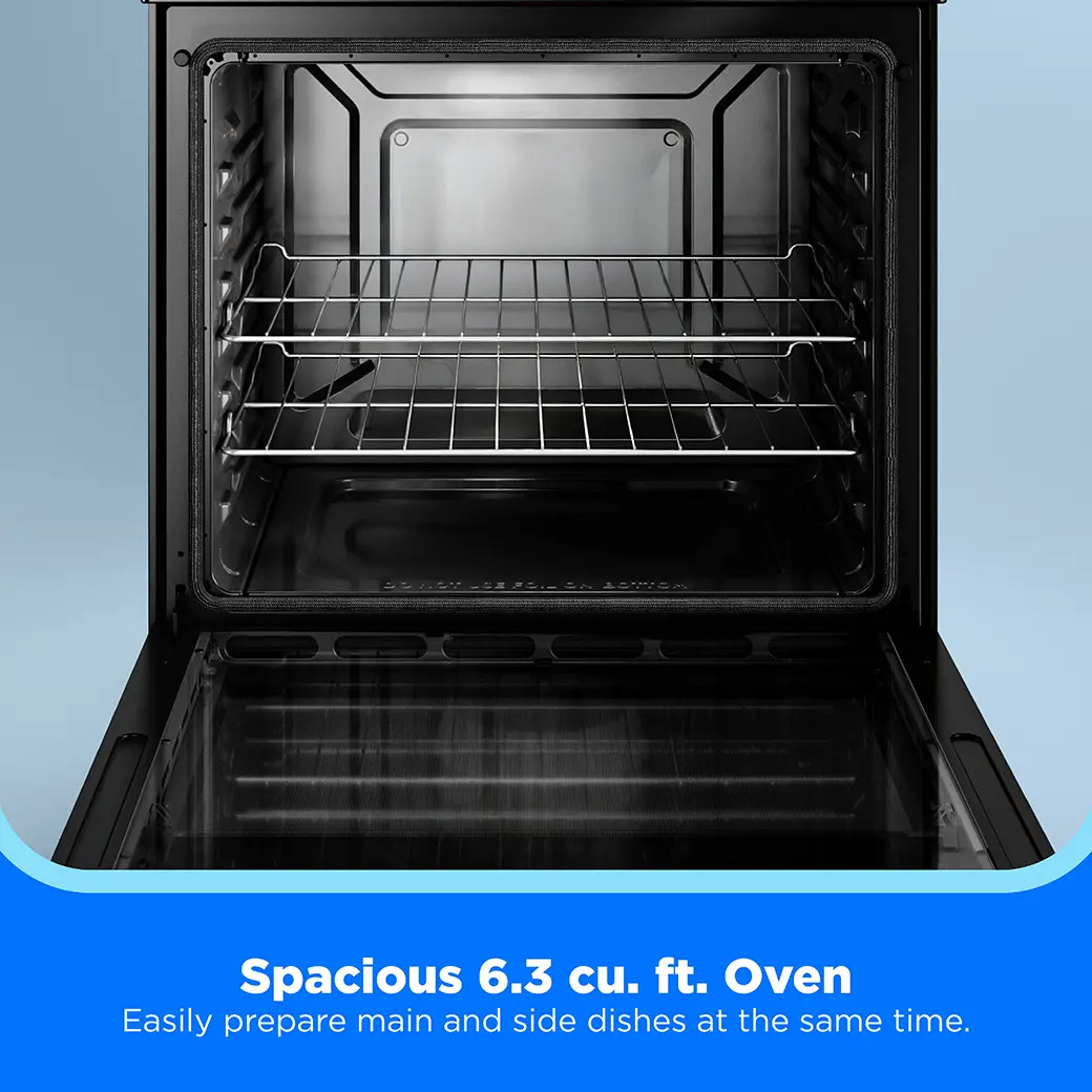6.3 cu. ft. 4-Element 30” Freestanding Electric Range MER30S3ABB