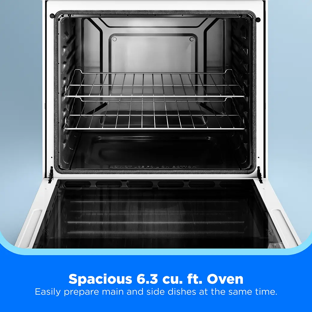 6.3 cu. ft. 4-Element 30” Freestanding Electric Range MER30S3AWW