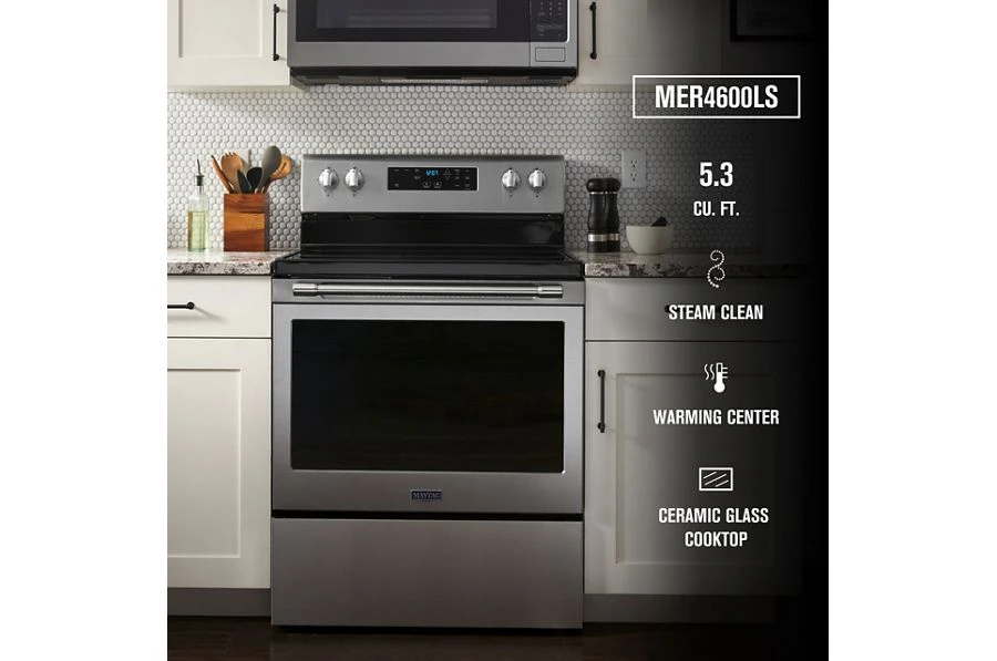 Electric Range with Steam Clean - 5.3 cu. ft. view 7
