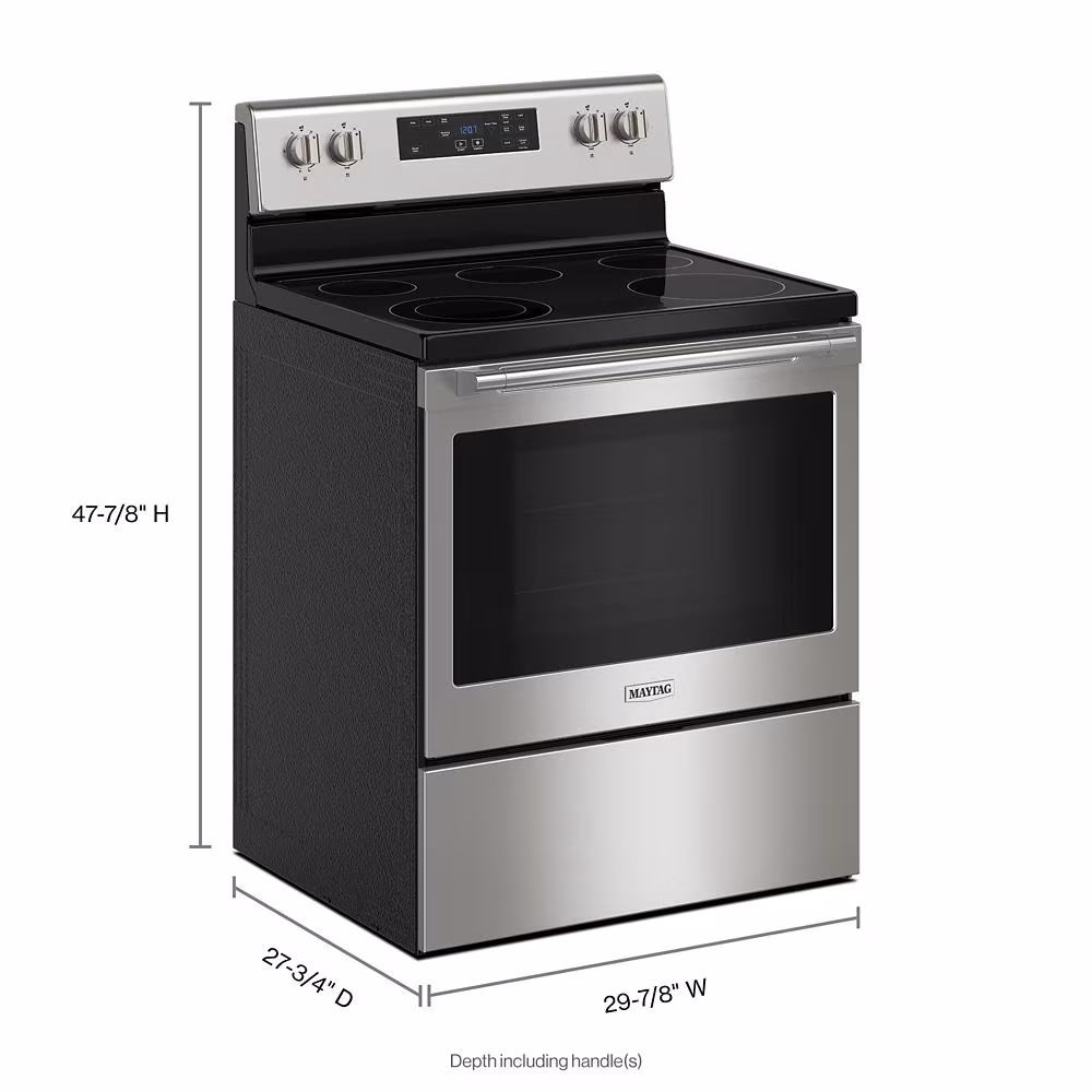 30-inch Wide Electric Range with Steam Clean - 5.3 cu. ft. view 27
