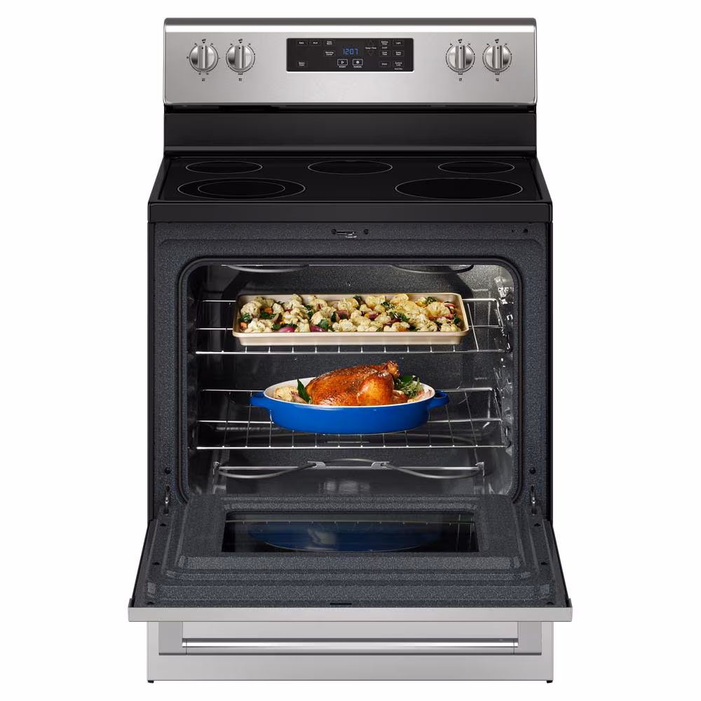30-inch Wide Electric Range with Steam Clean - 5.3 cu. ft. view 10