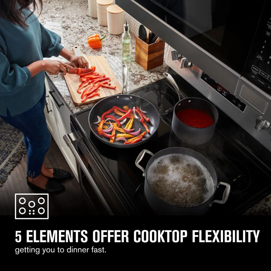 Electric Range With Air Fryer And Basket - 5.3 Cu. Ft. MER7700LZ