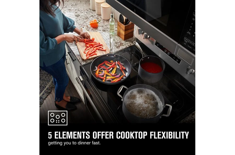 Electric Range with Air Fryer and Basket - 5.3 cu. ft. MER7700LZ