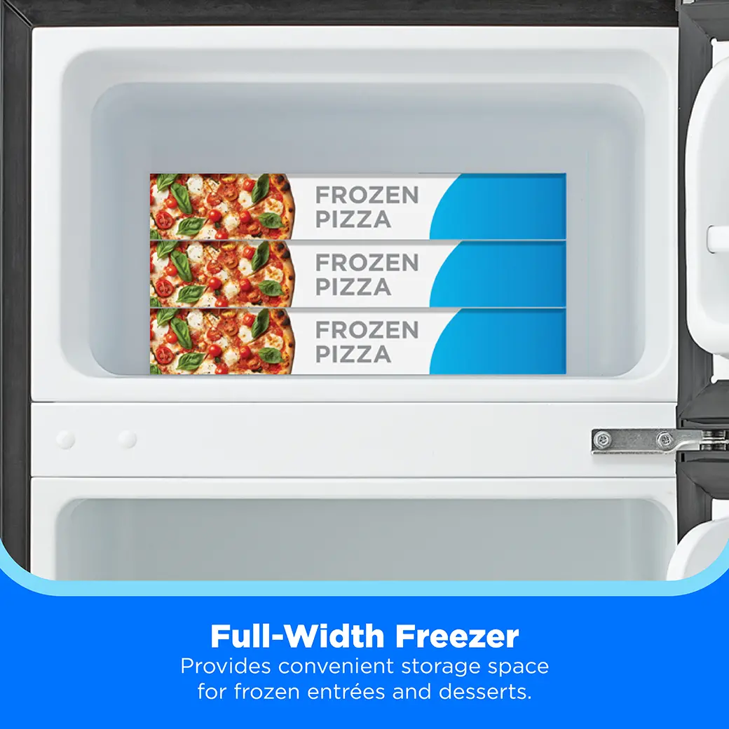 3.1 cu. ft. Compact Refrigerator with Full-Width Freezer MERM31D2AST