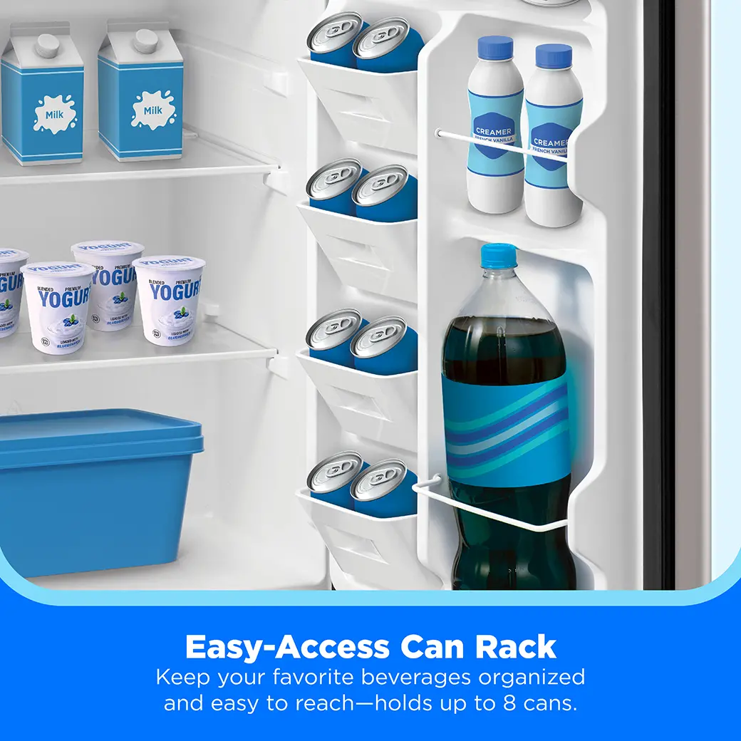 3.3 cu. ft. Single Door Compact Refrigerator MERM33S1AST