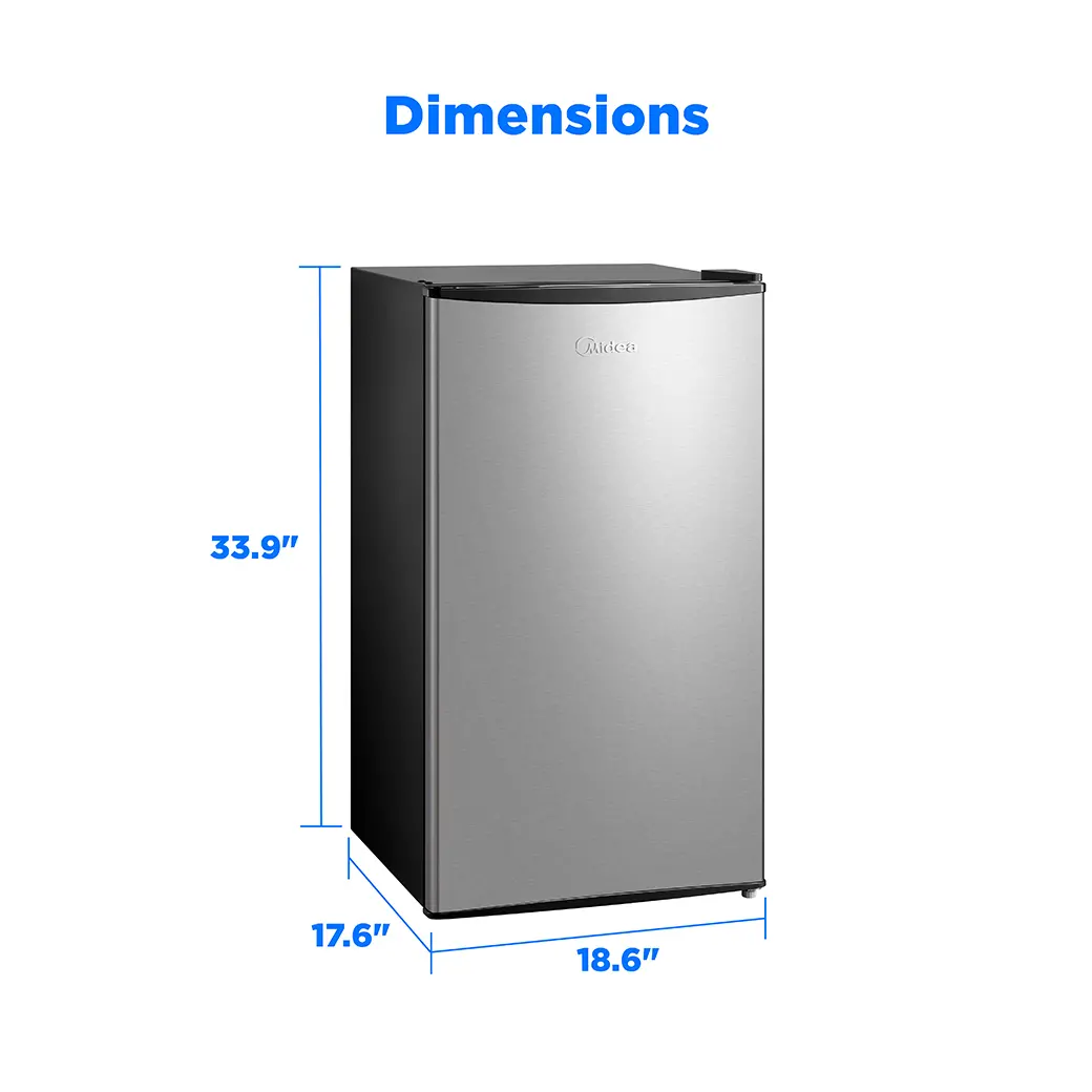 3.3 cu. ft. Single Door Compact Refrigerator MERM33S1AST