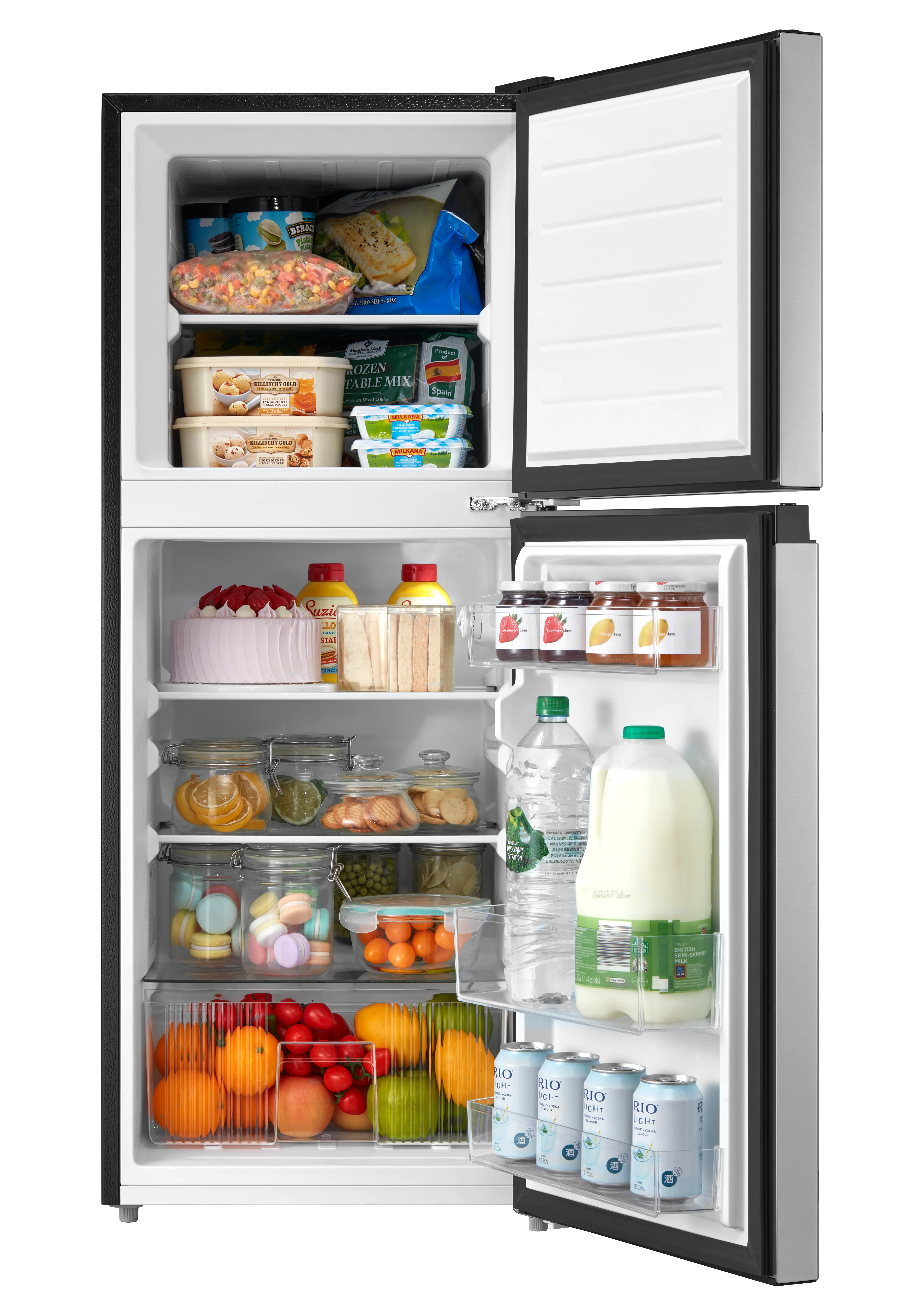 4.5 cu. ft. Double Door Compact Refrigerator with Reversible Doors MERM45S3AST