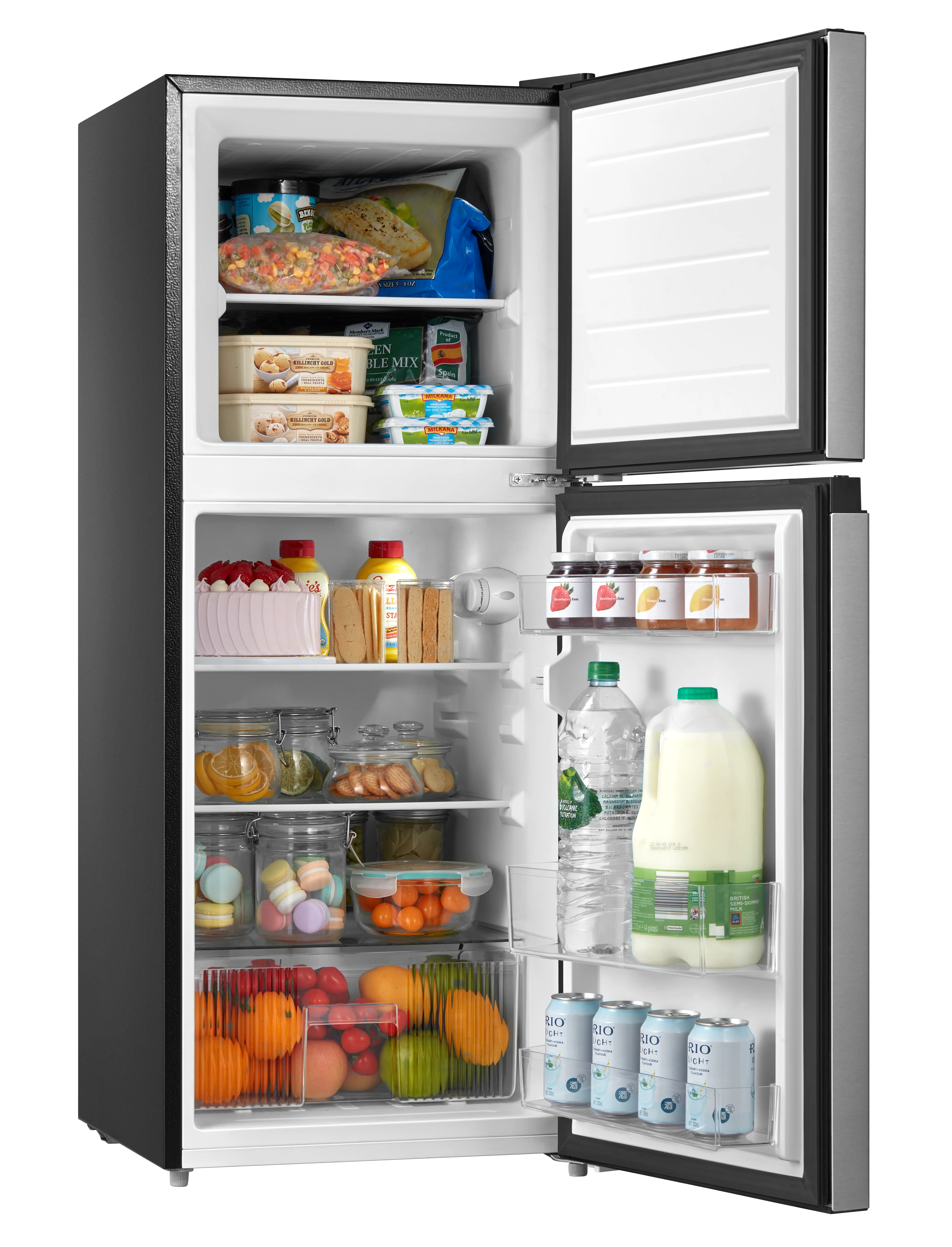 4.5 cu. ft. Double Door Compact Refrigerator with Reversible Doors MERM45S3AST