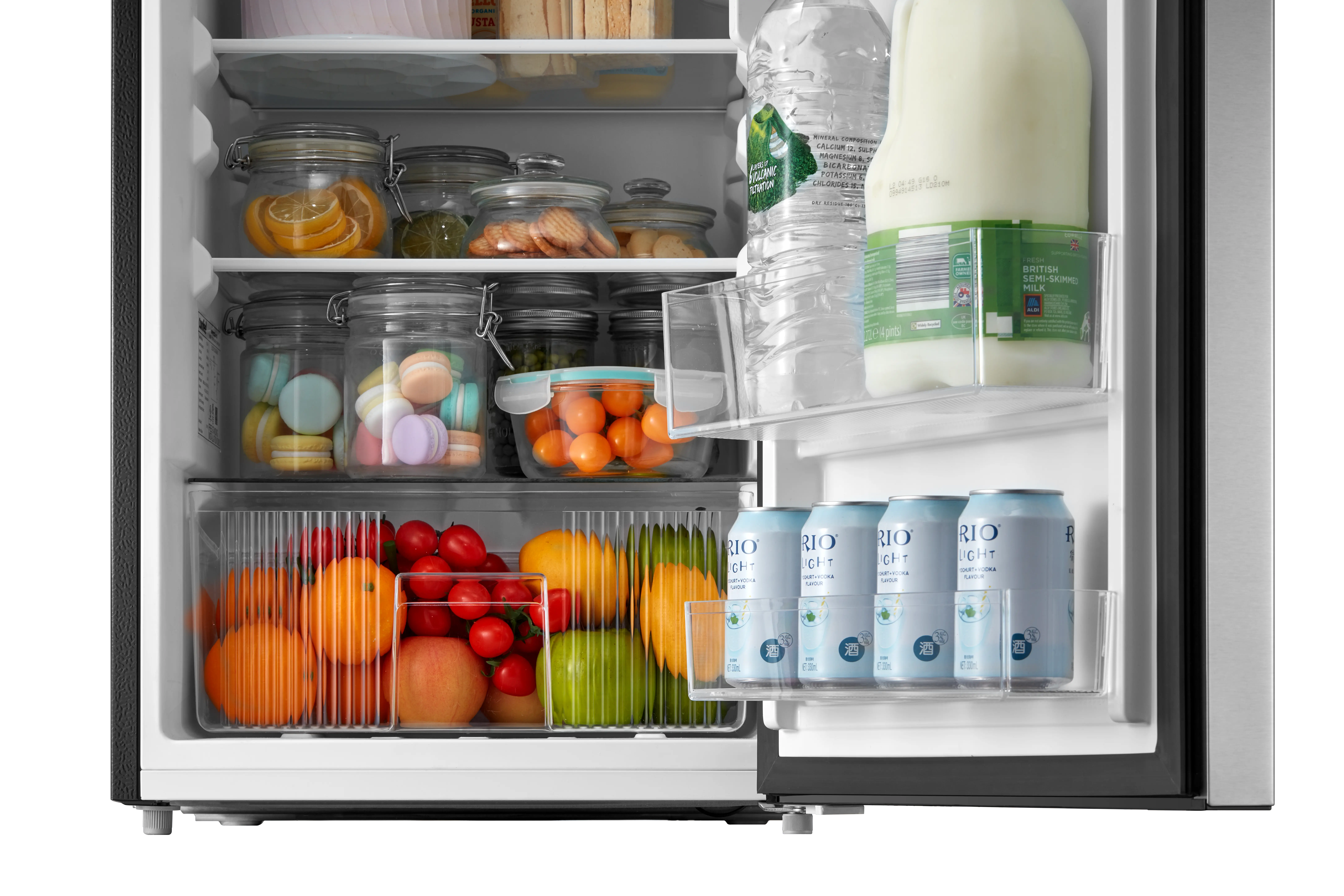 4.5 cu. ft. Double Door Compact Refrigerator with Reversible Doors MERM45S3AST