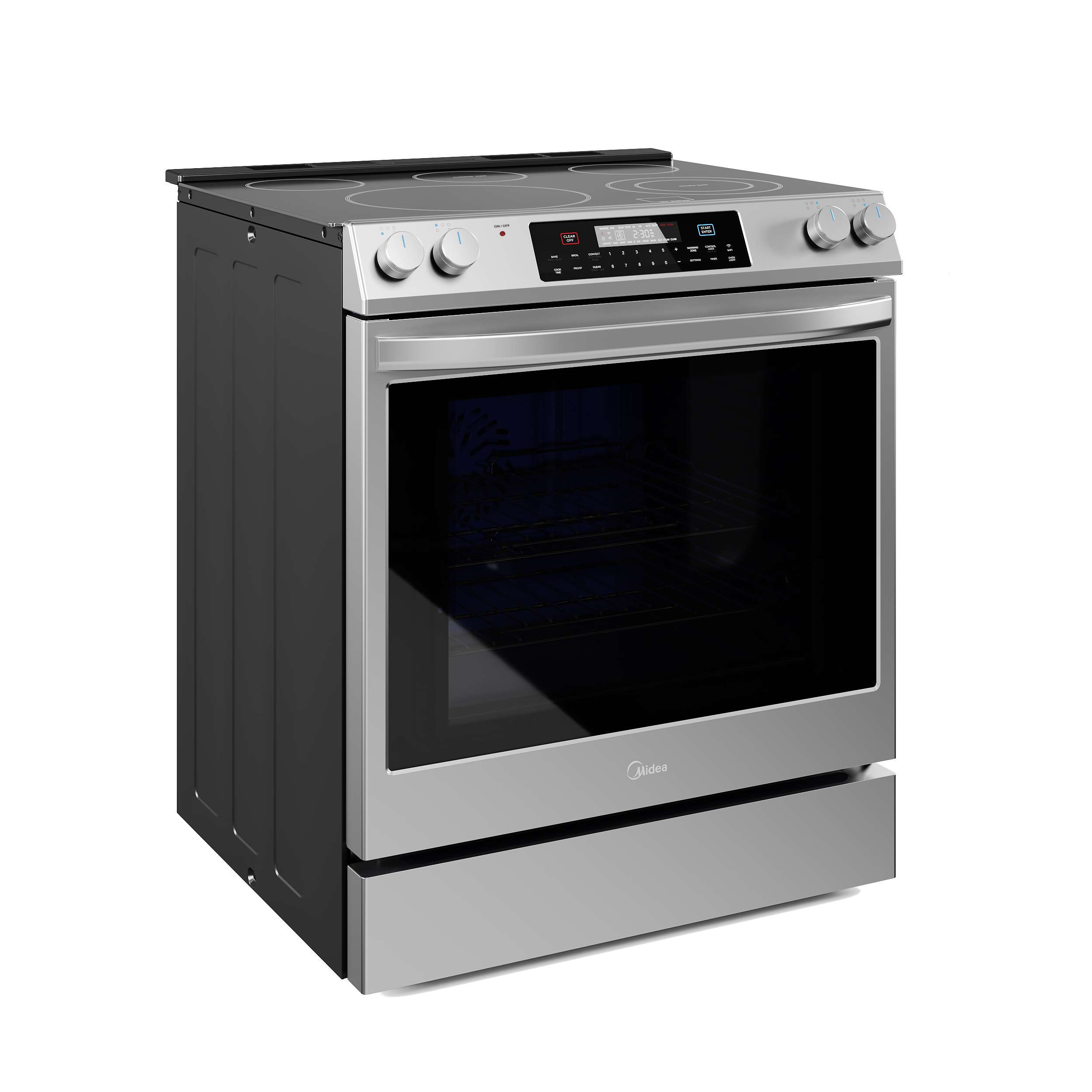 6.3 cu. ft. 5-Element Smart Slide-In Electric Range with Air Fry Convection MES30S2AST