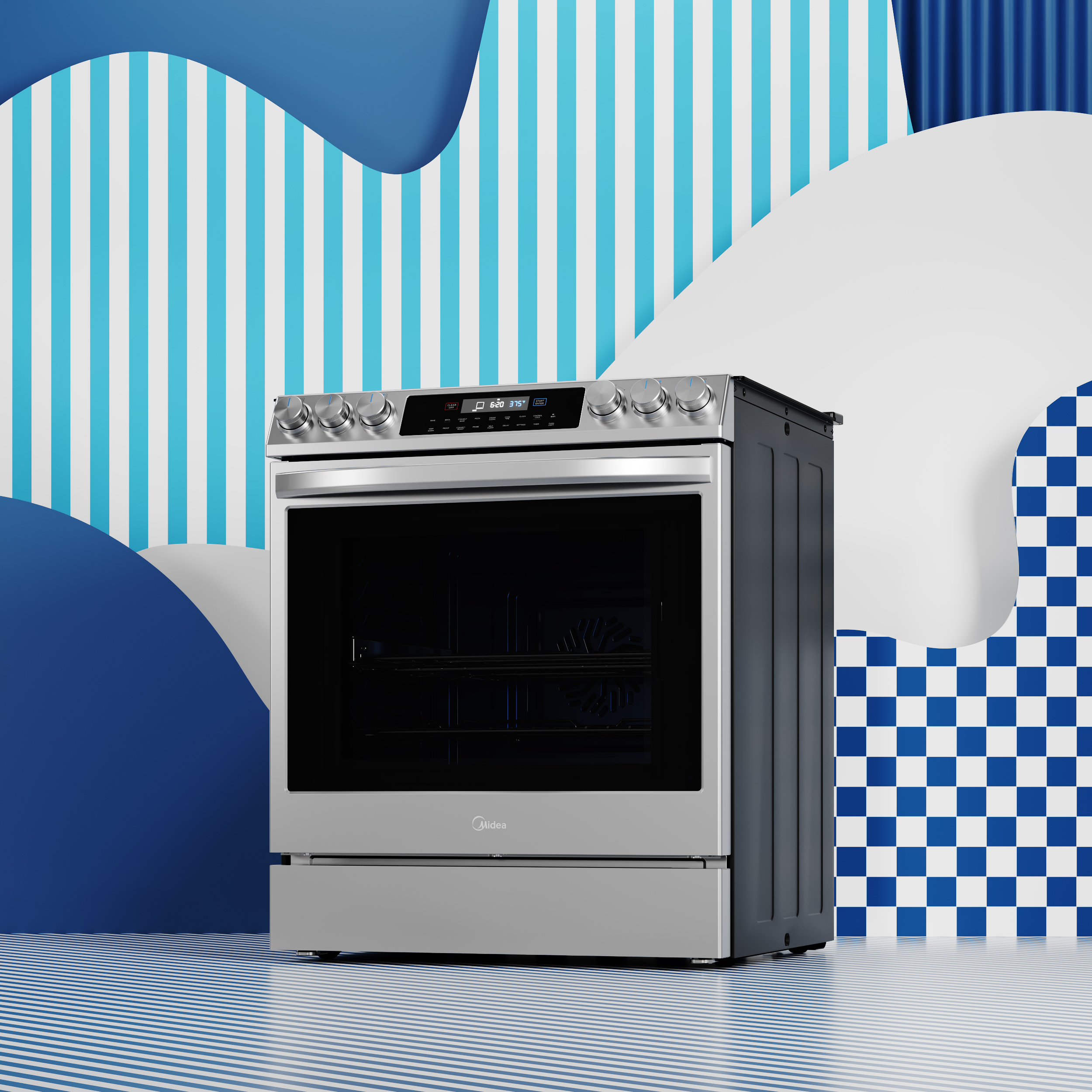 Slide-In Electric Range with 5 Elements and Air Fry Convection MES30S4AST