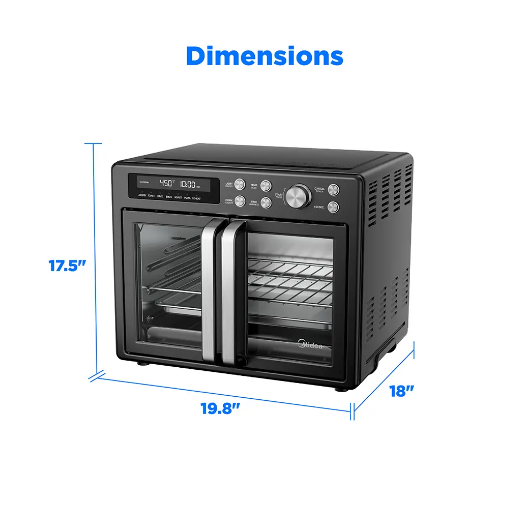 Flexify™ French Door Air Fryer Oven MET26C3ASBB