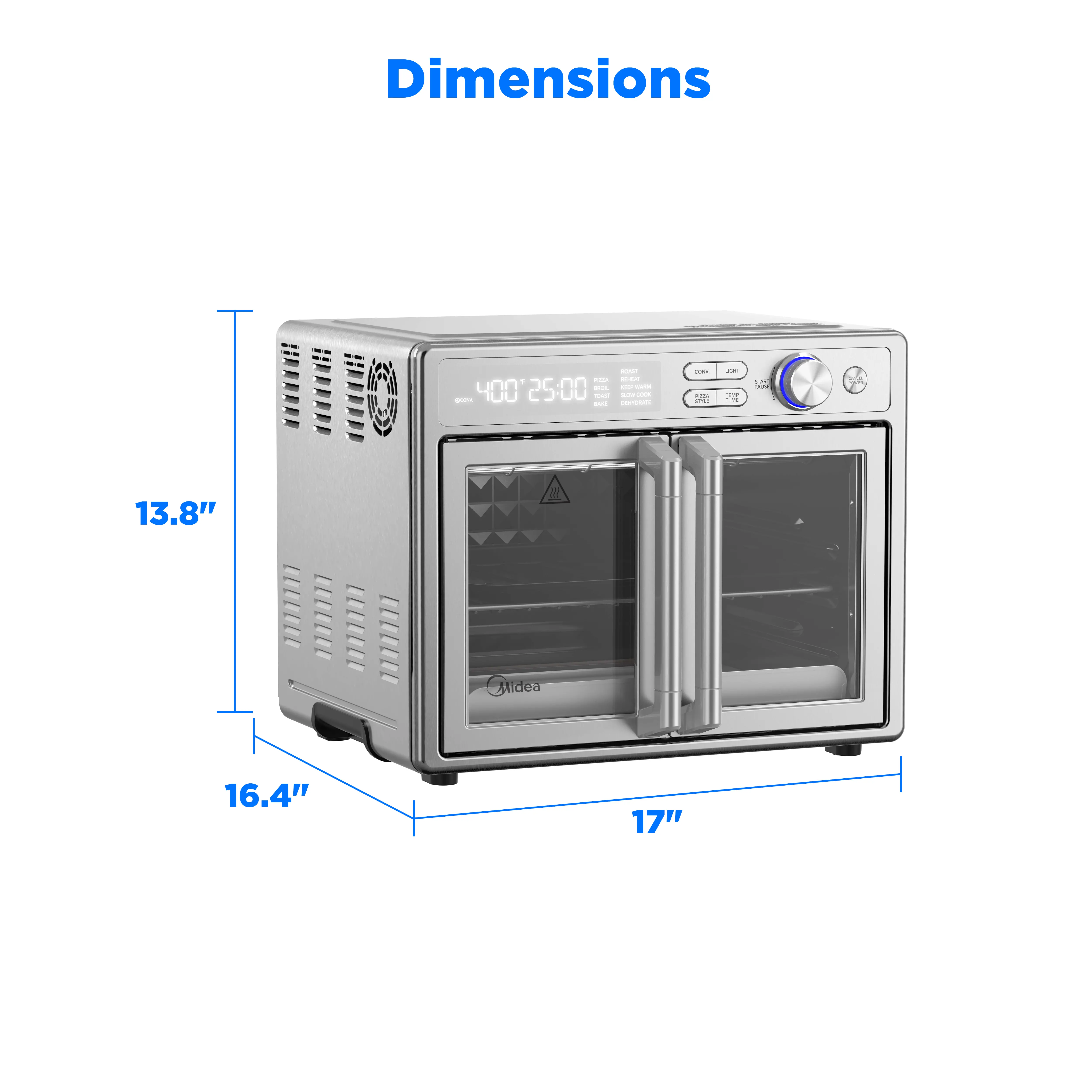 Flexify™ Pro French Door Air Fryer Oven MET26C4AST