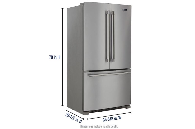 36- Inch Wide Counter Depth French Door Refrigerator - 20 Cu. Ft. view 5