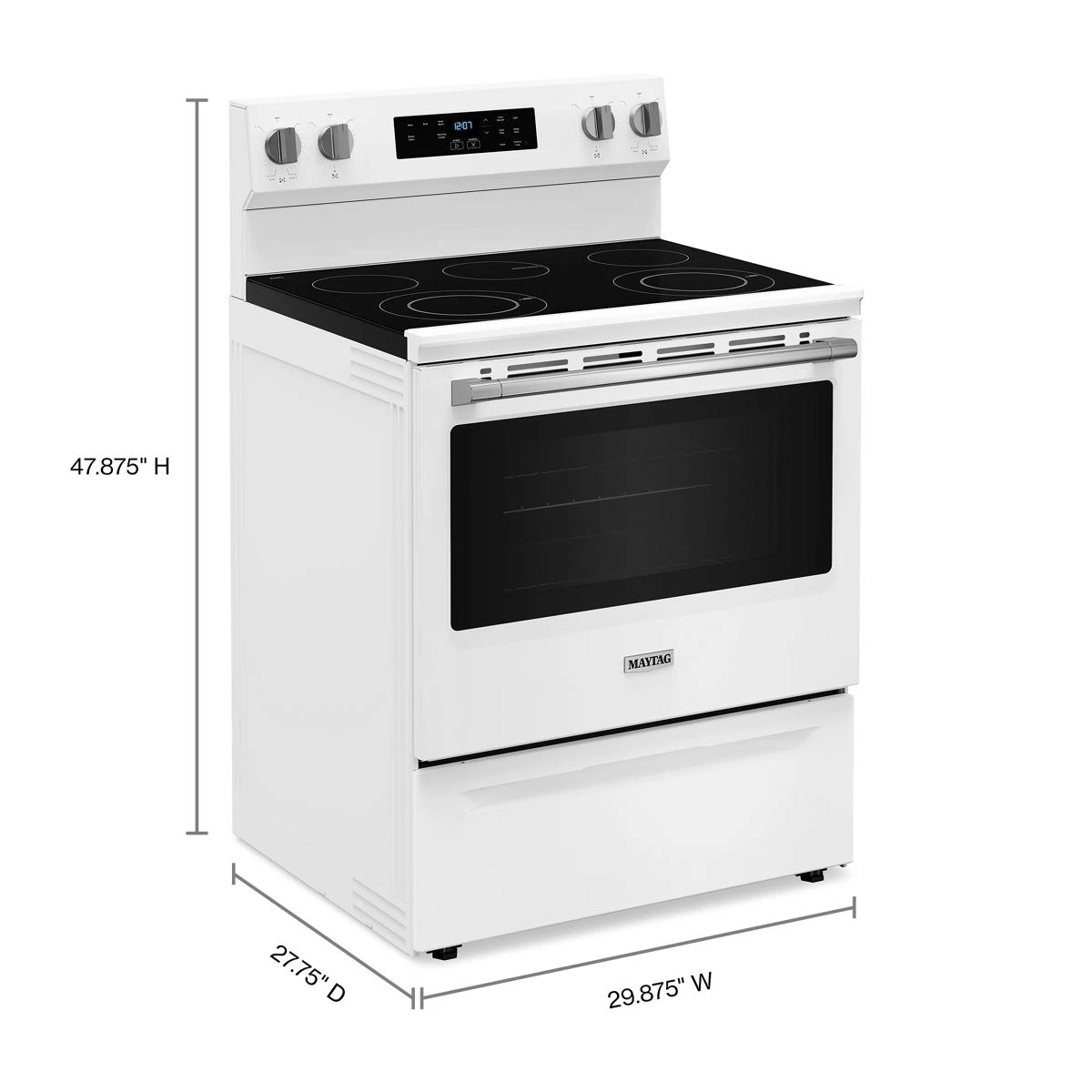 30-Inch Wide Electric Range With Steam Clean - 5.3 cu. ft. view 12