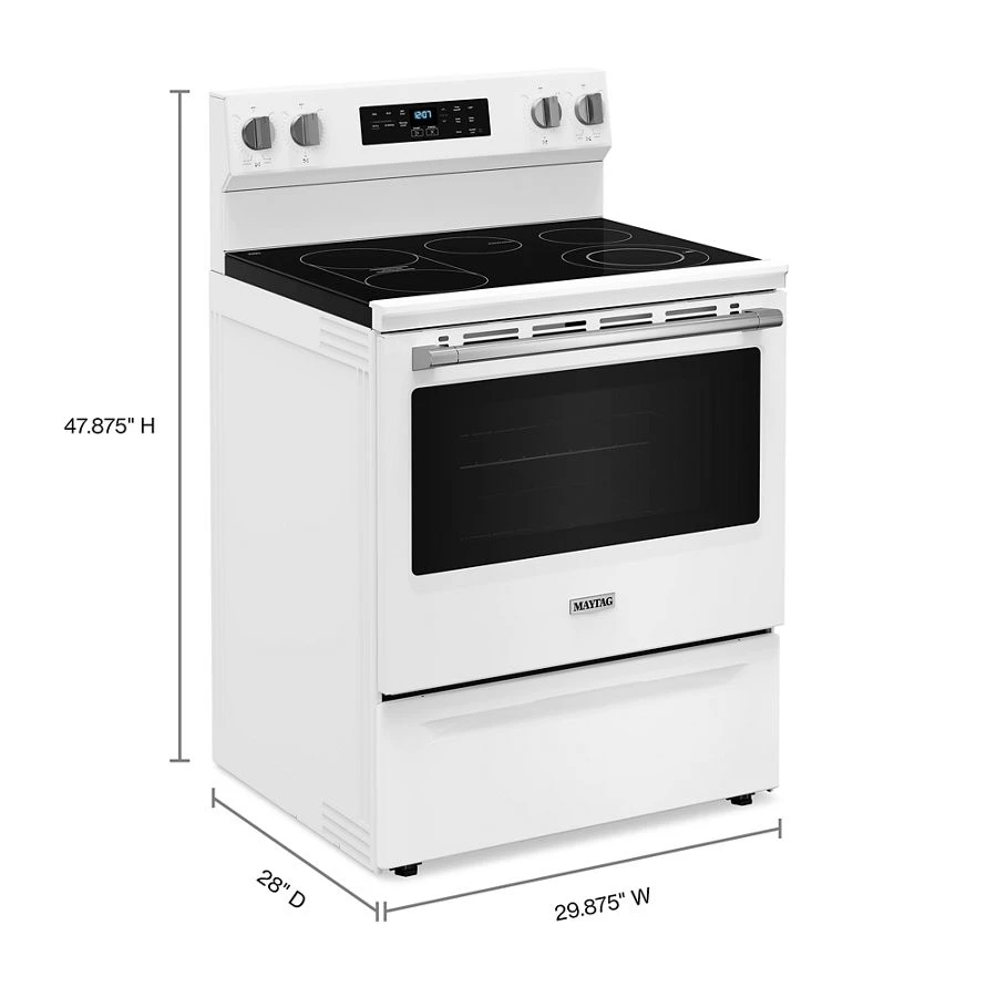 30-Inch Wide Electric Range With No Preheat Air Fry and Air Baking - 5.3 cu. ft. view 12