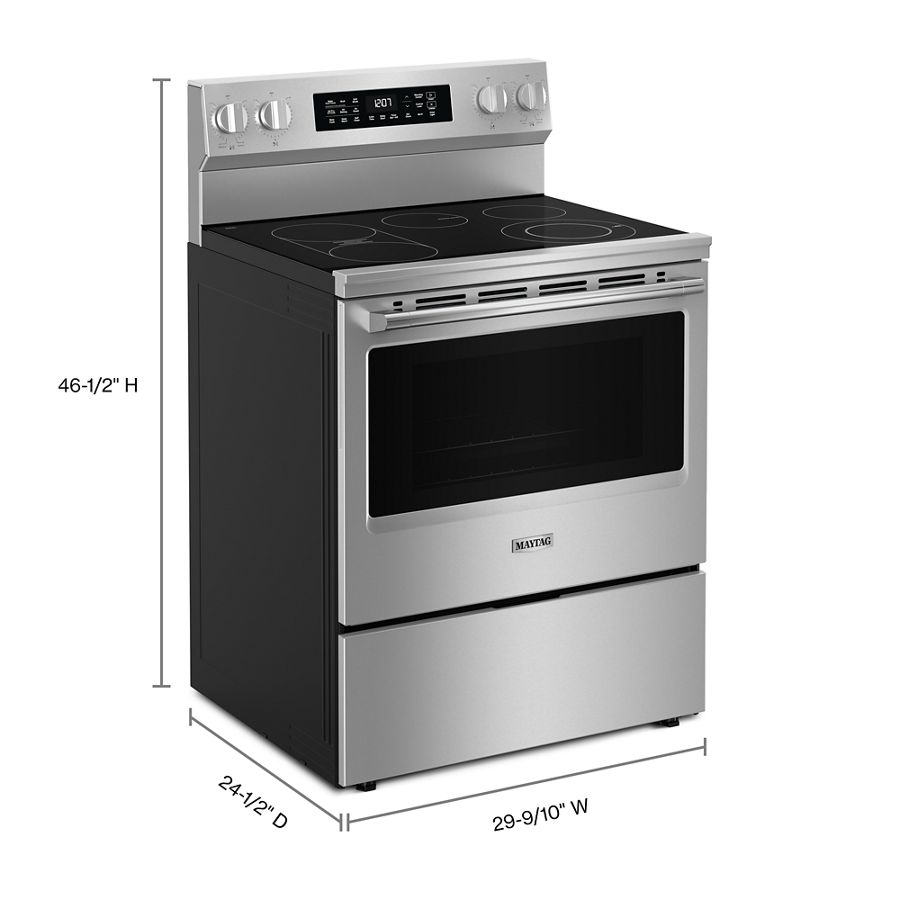 30-Inch Wide Electric Range With Grill Mode and No Preheat Air Fry - 5.3 cu. ft. MFES7030SZ