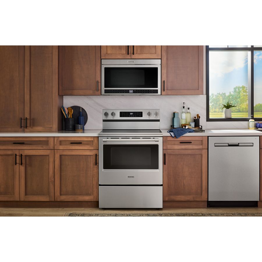 30-Inch Wide Electric Range With Grill Mode and No Preheat Air Fry - 5.3 cu. ft. MFES7030SZ