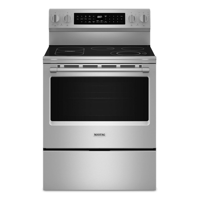 Maytag 30-Inch Wide Electric Range With Grill Mode - 5.3 cu. ft. Fingerprint Resistant Stainless Steel MFES8030RZ Picture 1