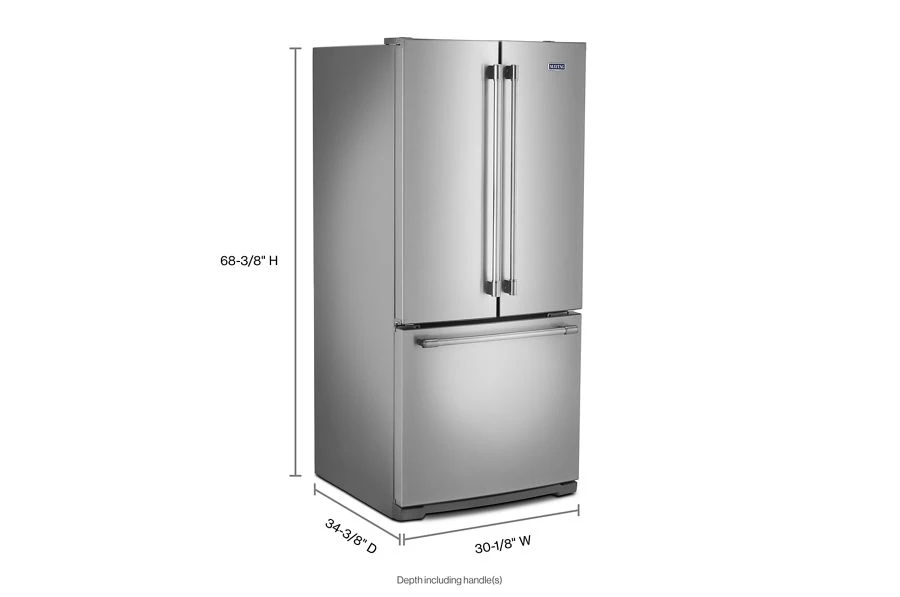 30-Inch Wide French Door Refrigerator - 20 Cu. Ft. view 6