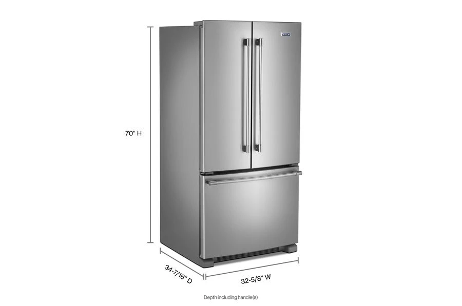 33-Inch Wide French Door Refrigerator - 22 Cu. Ft. MFF2258FEZ