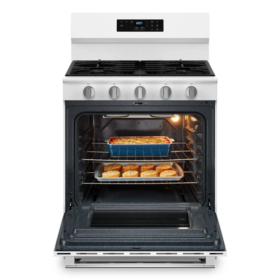 30-Inch Wide Gas Range With Steam Clean - 5.0 cu. ft. view 2