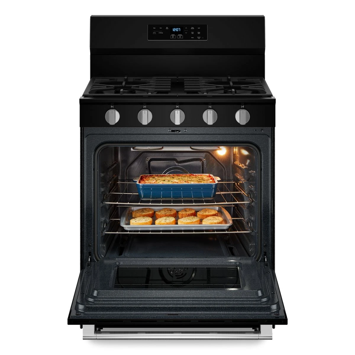 30-Inch Wide Gas Range With No Preheat Air Fry and Air Baking - 5.0 cu. ft. view 4