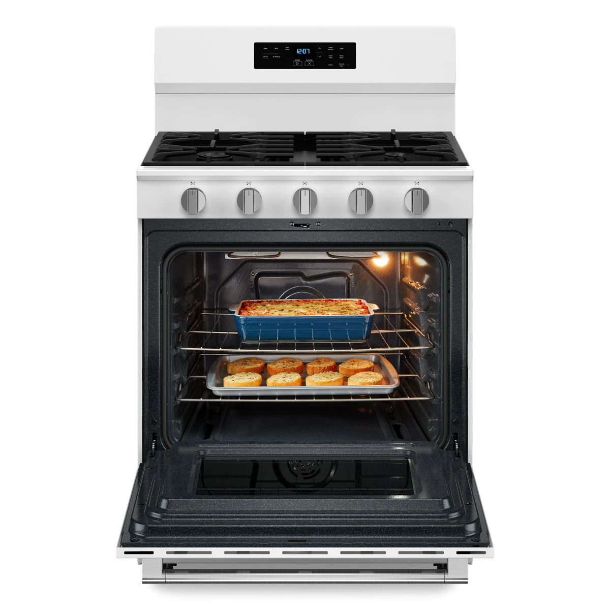 30-Inch Wide Gas Range With No Preheat Air Fry and Air Baking - 5.0 cu. ft. view 3
