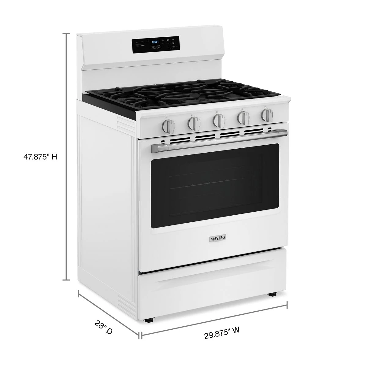 30-Inch Wide Gas Range With No Preheat Air Fry and Air Baking - 5.0 cu. ft. view 11