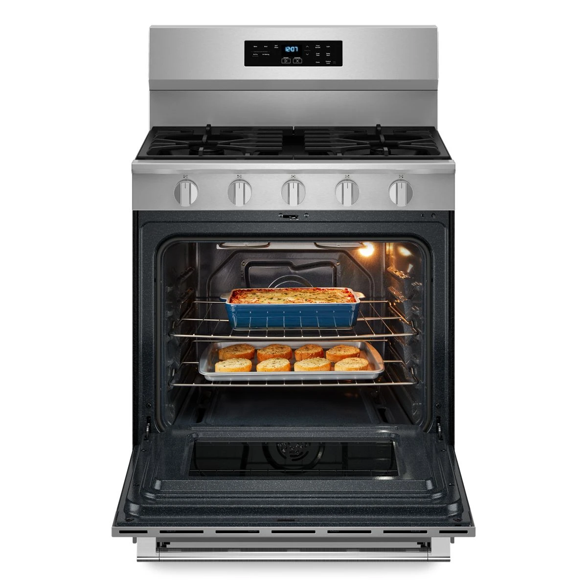 30-Inch Wide Gas Range With No Preheat Air Fry and Air Baking - 5.0 cu. ft. view 2
