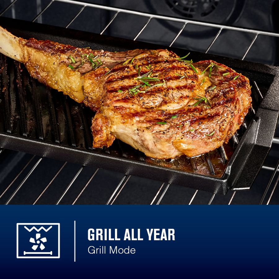 30-Inch Wide Freestanding Gas Range with Grill Mode and No Preheat Air Fry - 5.0 Cu. Ft. MFGS7030SZ