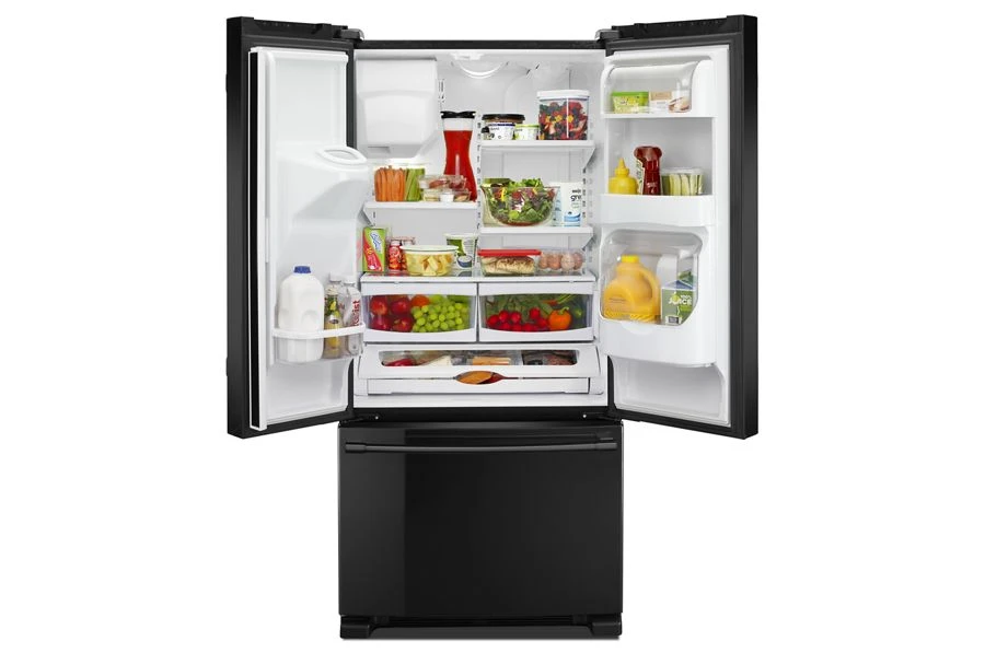 33- Inch Wide French Door Refrigerator with Beverage Chiller Compartment - 22 Cu. Ft. MFI2269FRB