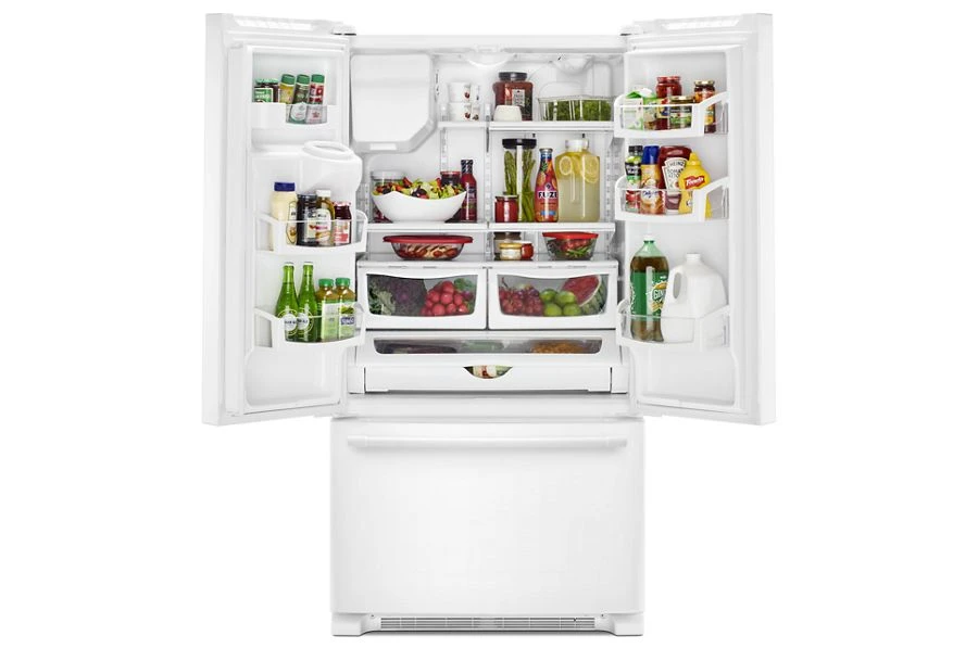 36-Inch Wide French Door Refrigerator with PowerCold® Feature - 25 Cu. Ft MFI2570FEW