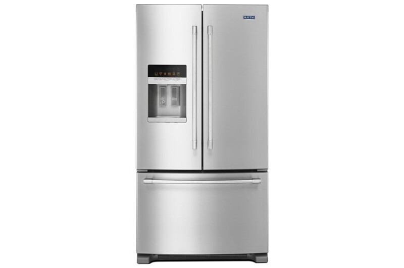 Maytag 36- Inch Wide French Door Refrigerator with PowerCold Feature - 25 Cu. Ft. Fingerprint Resistant Stainless Steel MFI2570FEZ Picture 1
