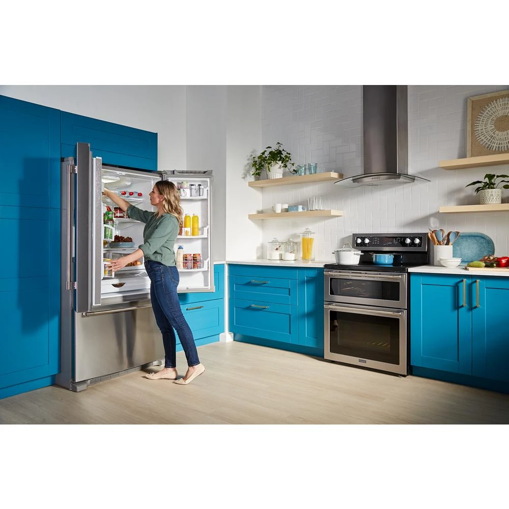 36- Inch Wide French Door Refrigerator with PowerCold Feature - 25 Cu. Ft. view 2