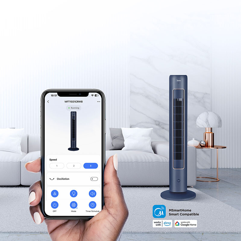 42 Inch Smart Tower Fan MFT1021CRWB