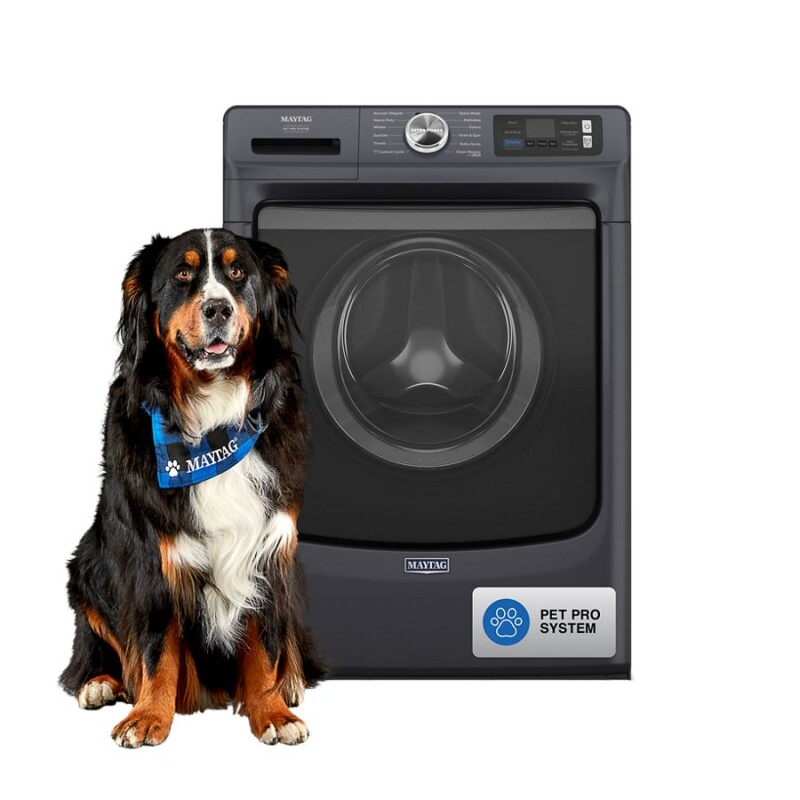 Maytag Smart Pet Pro Front Load Washer - 5.0 CU. FT. Midnight Steel MFW7020RF Picture 1