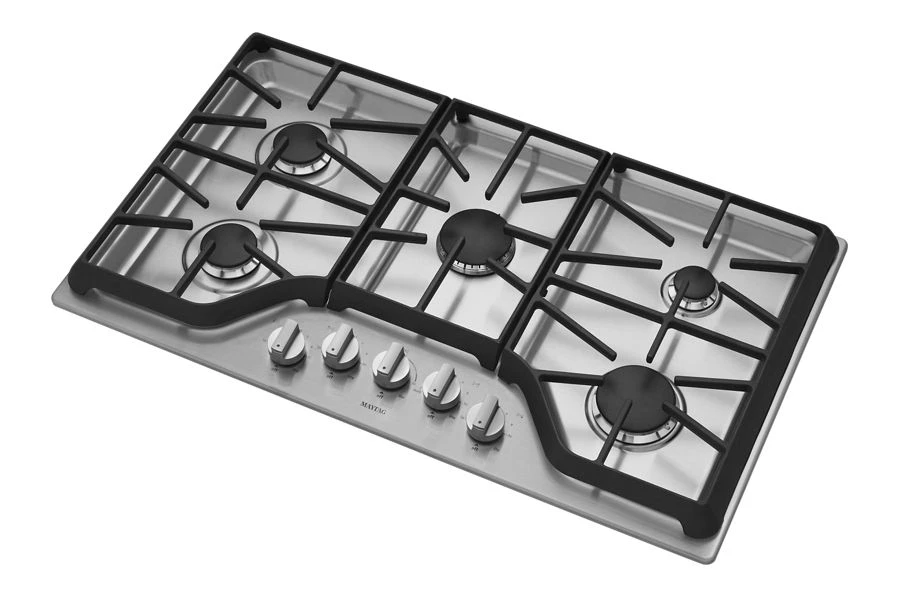 36-inch Wide Gas Cooktop with DuraGuard Protective Finish MGC9536DS