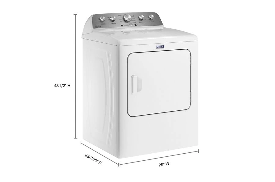 Top Load Gas Dryer with Extra Power - 7.0 cu. ft. view 7